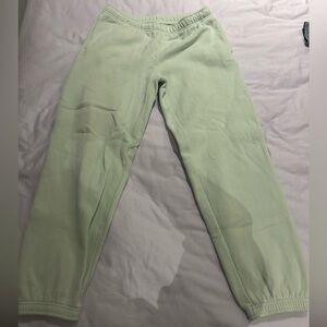 Aritzia Light Green Sweatpants
